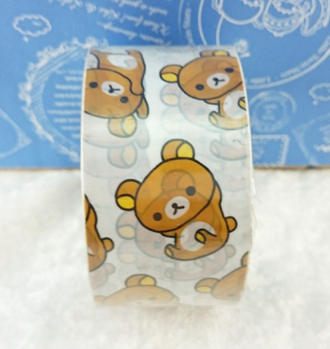 【震撼精品百貨】Rilakkuma San-X 拉拉熊懶懶熊 膠帶 白 多隻 震撼日式精品百貨