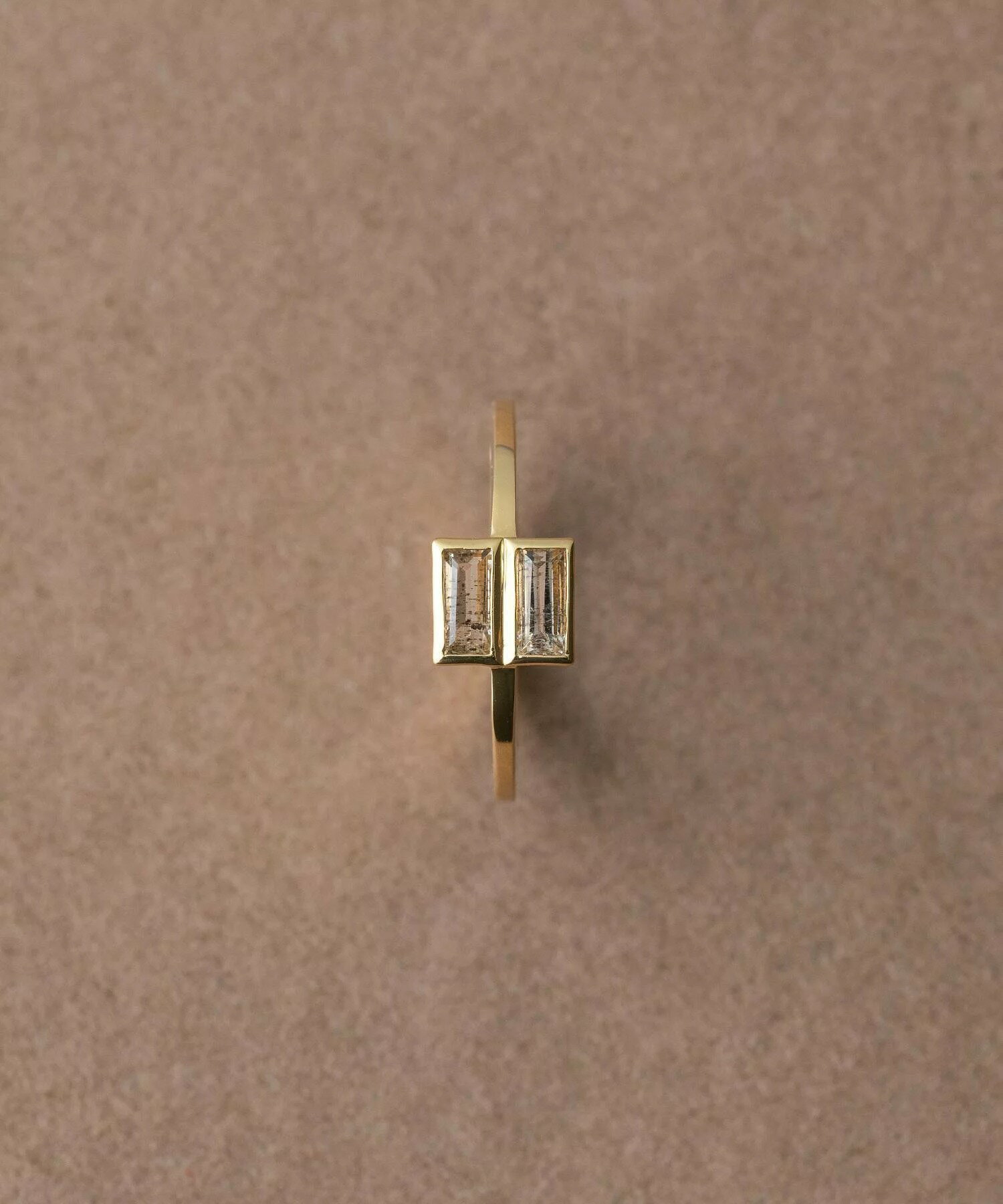 [bijoux] ete 排列方柱石耳釦 金色  | 耳環  送禮 情人節 [Rakuten Fashion]