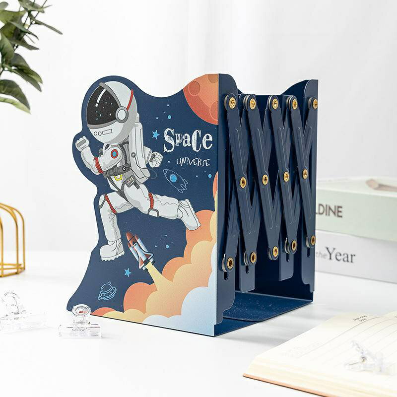 【黛琍居家】可愛圖案 書架 伸縮書架 多款可選