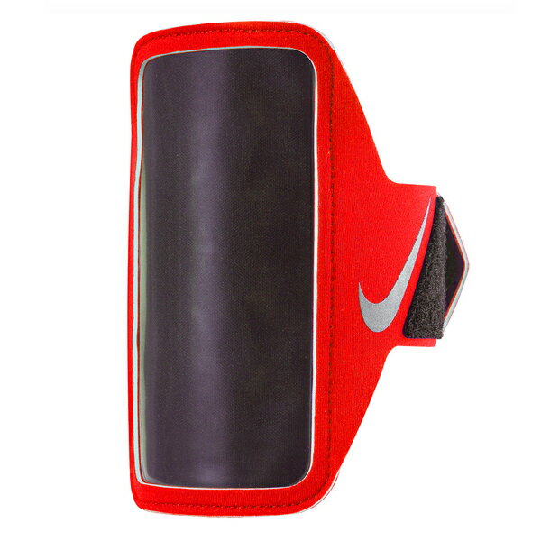 Nike Lean Arm Band [NRN65824OS] 運動 慢跑 自行車 輕量 手機 臂包 5吋 紅 銀