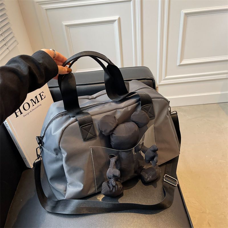 旅行包 旅行包女大容量短途出差旅游收納包輕便單肩斜挎多功能時尚行李包