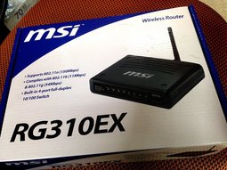 <br/><br/>  【尋寶趣】MSi 無線分享器 WiFi 路由器 WIFI強波器 RG310EX<br/><br/>