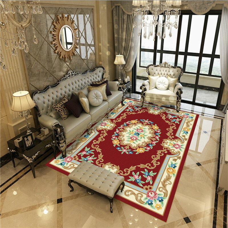 家用客廳茶幾沙發墊子大地毯臥室奢華滿鋪歐式現代簡約長方形定制