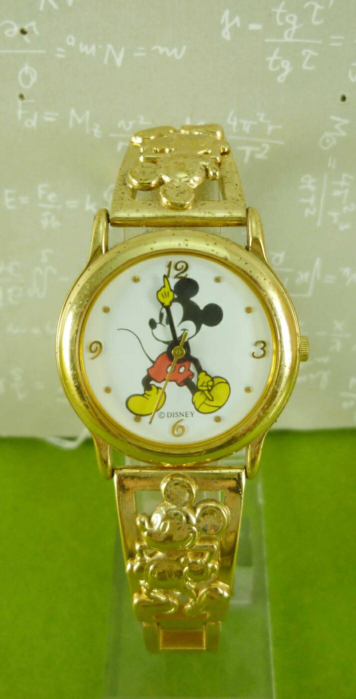 【震撼精品百貨】米奇/米妮 Micky Mouse 日本進口手錶-金走路#22903 震撼日式精品百貨