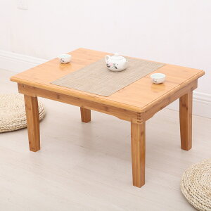 茶幾 茶臺 折疊楠竹炕桌炕幾日式榻榻米床上方桌便攜式家用小戶型矮餐桌