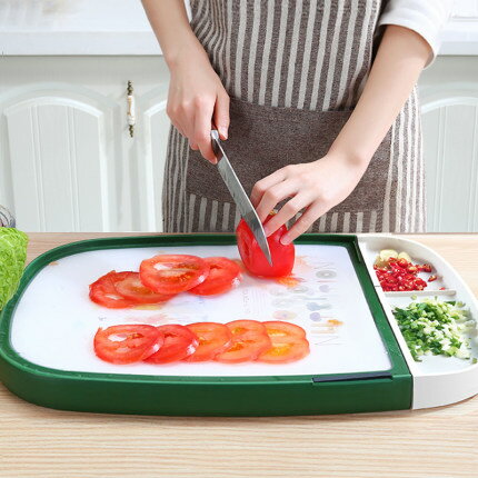 多功能砧板 雙面多功能菜板廚房實木面板切菜板塑膠抗菌砧板水果占板家用案板『XY1083』