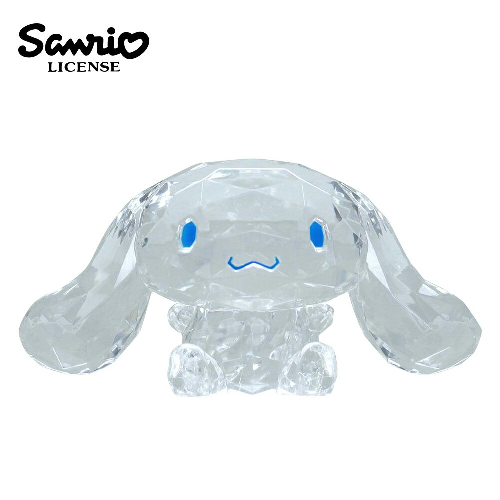 【正版授權】Enesco 大耳狗 透明塑像 公仔 精品雕塑 喜拿 Cinnamoroll 三麗鷗 SANRIO - 403868