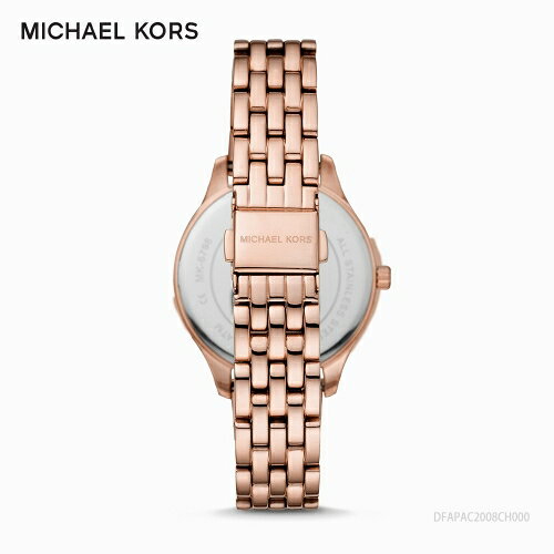 送禮首選★MICHAEL KORS經典滿版logo玫瑰金時尚腕錶MK6799 附提袋【全館滿額折價★APP下單點數4倍送】線上購買享_實體門市 ...