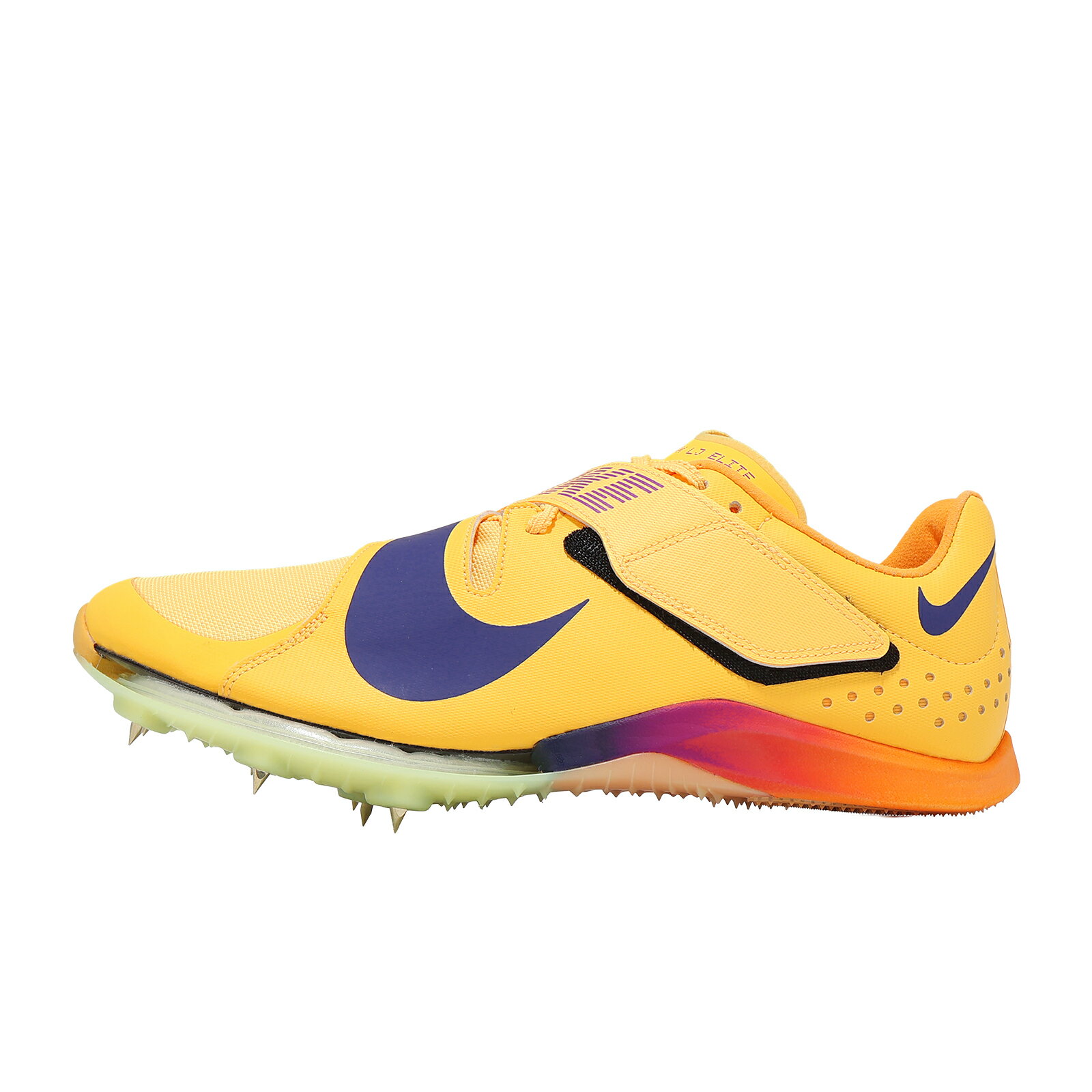 Nike 田徑釘鞋 Air Zoom LJ Elite 男鞋 黃 氣墊 魔鬼氈 跳遠 FZ9326-800