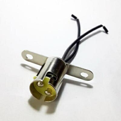 BA15D 燈頭座+線 燈頭 卡口雙觸點燈泡座 燈線