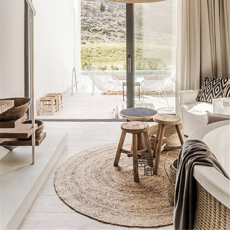 北歐風地毯家用客廳門口茶幾毯防水可擦沙發地墊大面積耐臟大尺寸