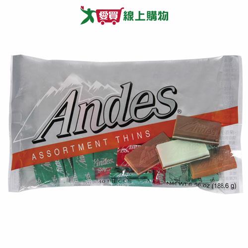 安迪士Andes巧克力薄片-綜合口味165g【愛買】