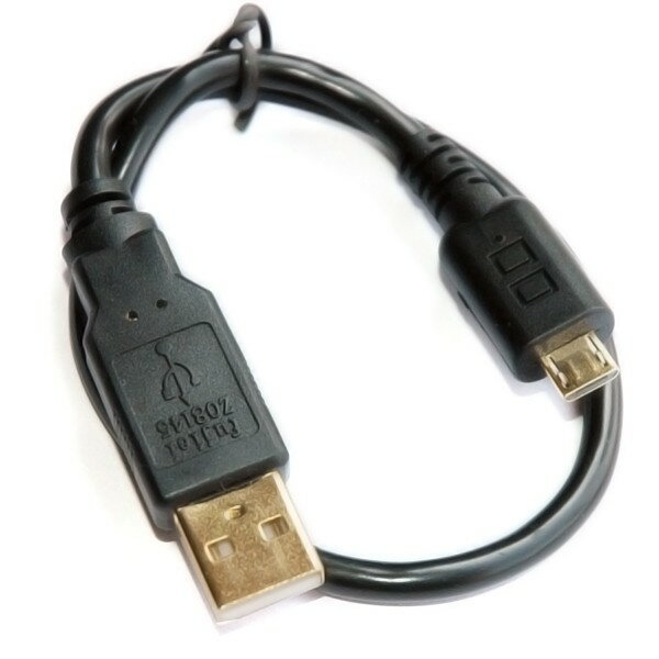 fujiei USB A公-micro USB 充電傳輸線30cm 鍍金頭+鍍錫銅 手機充電傳輸線 線材加磁環抗干擾