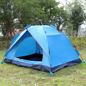 帳篷 戶外帳篷190T野外營自動速開液壓帳篷假雙層旅彈簧式免安裝