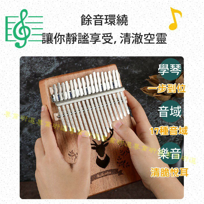 【台灣現貨  】卡林巴琴 拇指琴 附贈專屬琴包 經典35款 買一送六優惠組合 鏤空款 平面款 1