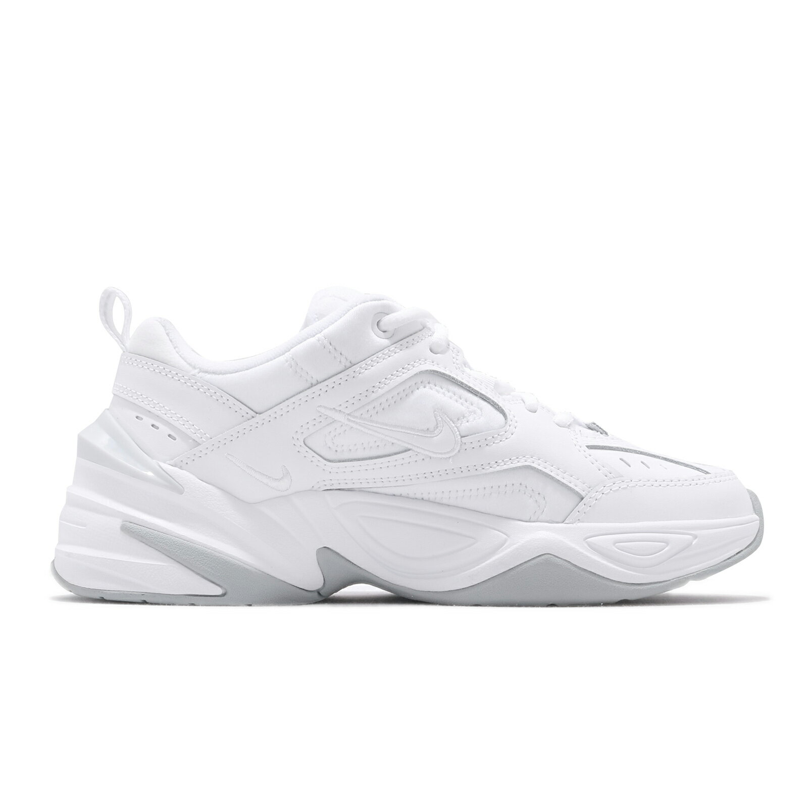 Nike 休閒鞋 Wmns M2K Tekno 女鞋 白 灰 小白鞋 復古 老爹鞋 AO3108-100 1