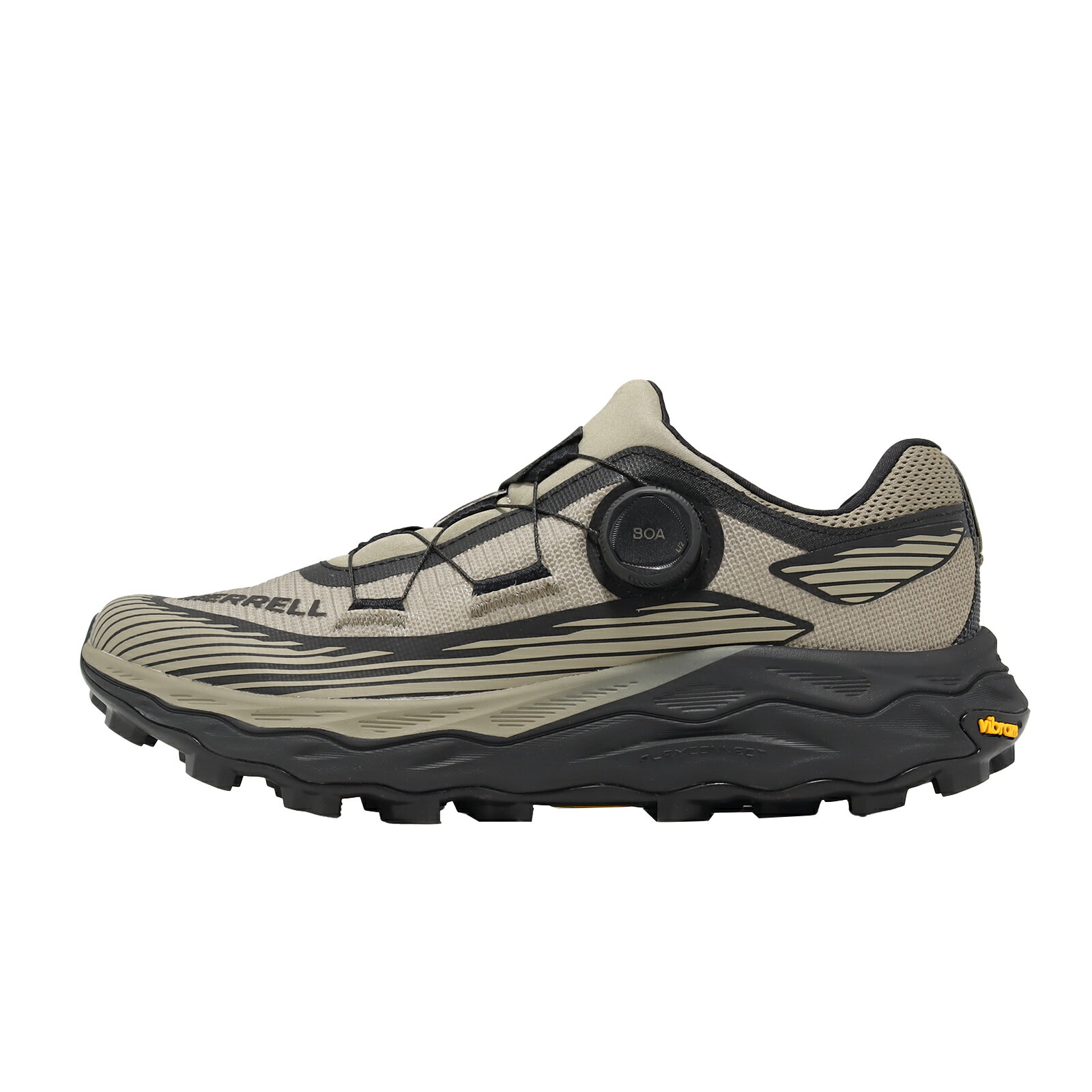 Merrell 越野跑鞋 Agility Peak 6 Boa 男鞋 卡其 旋鈕 緩震 戶外 ML00005569