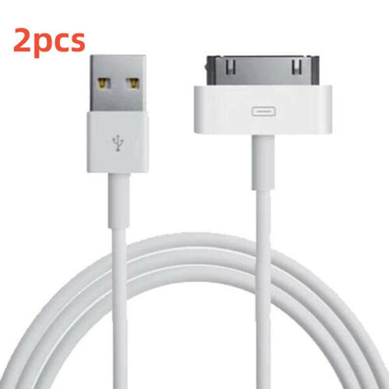 快速出貨 2pcs For Apple iPod Classic 80GB 120GB 160GB Charger USB Data Cable White