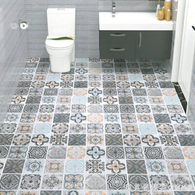 地板貼自粘衛生間防水防滑陽臺浴室廚房地貼廁所瓷磚貼紙加厚耐磨nms小山好物商品評價 小山好物嚴選 Rakuten樂天市場