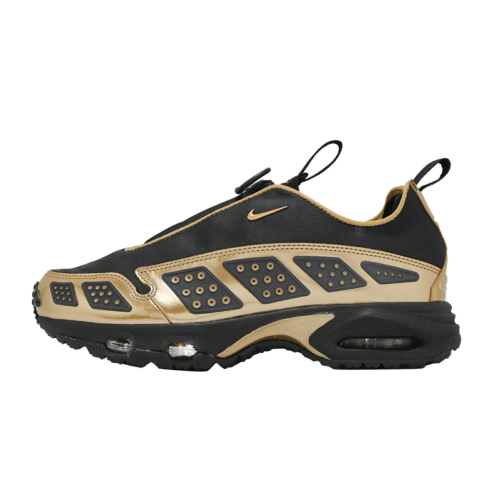Nike 休閒鞋 W Air Max SNDR SE 女鞋 男鞋 黑金 拉鍊 厚底 HJ4130-002