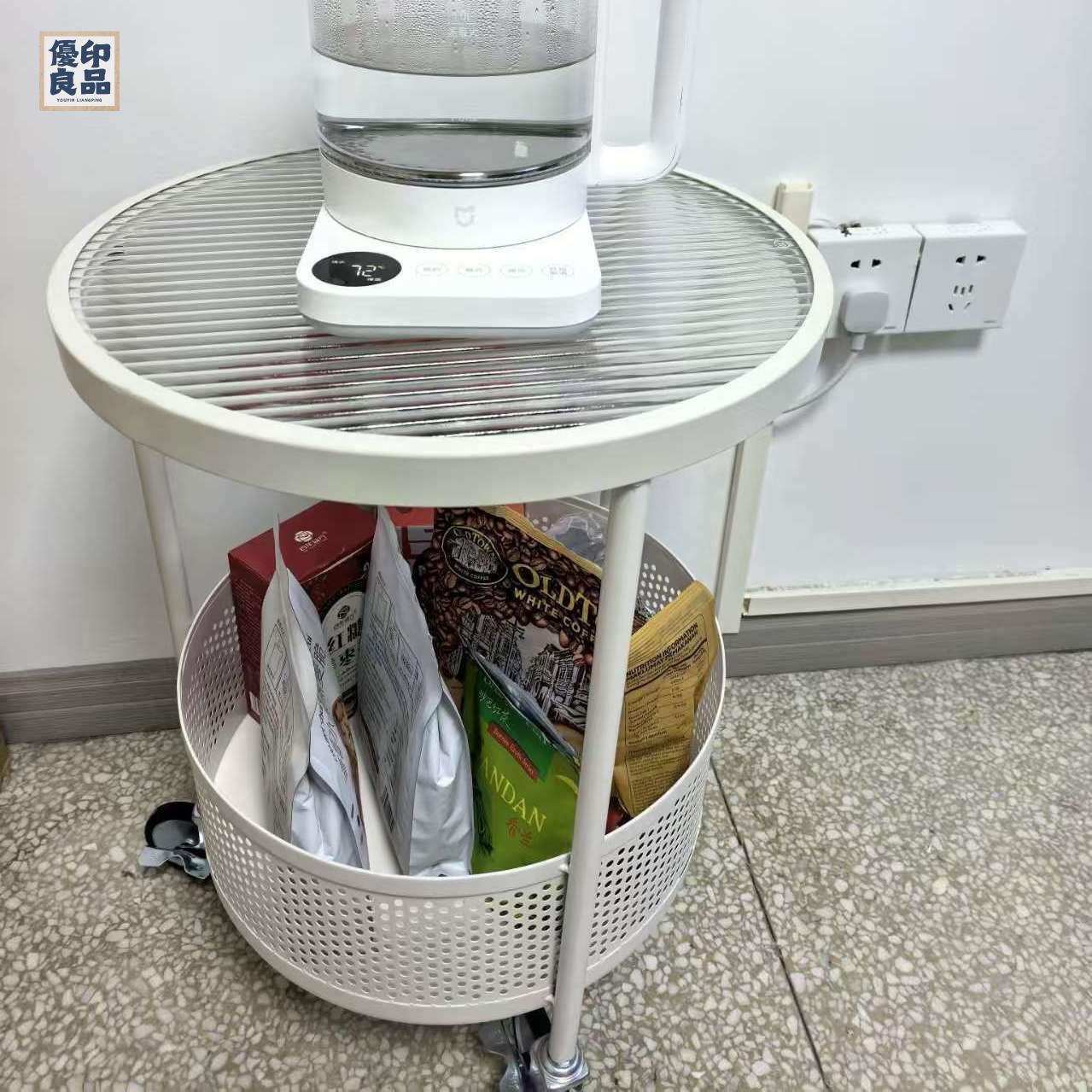 工廠現貨 茶几 邊桌 茶幾桌 沙發邊幾 奶油風圓形現代小戶型家用客廳簡約沙發輕奢玻璃移動圓桌網紅茶幾工廠直銷 可開發票 全館折扣 售後保障y554