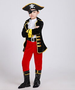 ✤宜家✤小朋友萬聖節 化妝舞會服裝 角色扮演17 (海盜船長)