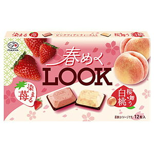 【江戶物語】FUJIYA 不二家 LOOK 草莓白桃可可 12粒入 草莓 白桃 可可塊 日本必買 日本進口
