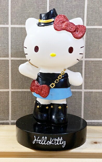 【震撼精品百貨】Hello Kitty 凱蒂貓 三麗鷗 KITTY 限定版造型玩偶/擺飾-黑帽子#13812 震撼日式精品百貨