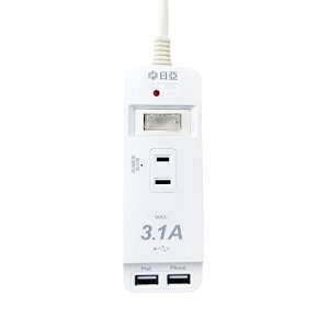 (現貨)日亞 C-08L 1開3插2P 高溫斷電 USB 電源延長線 1.8M