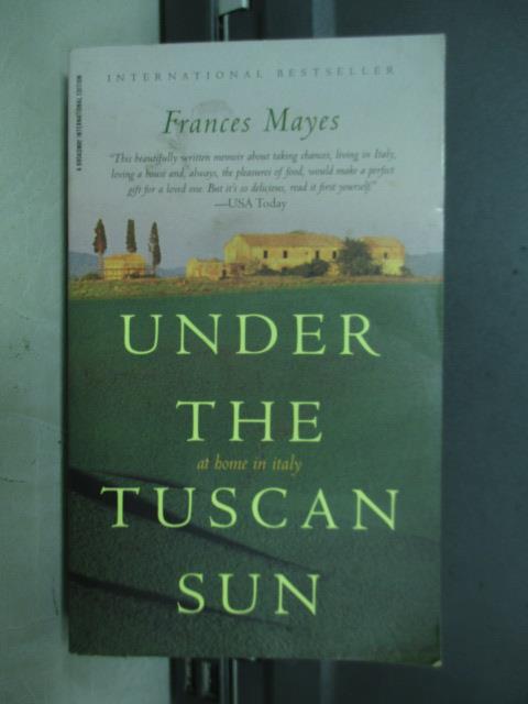 【書寶二手書T2／原文小說_MNH】Under the tuscan sun_Frances mayes