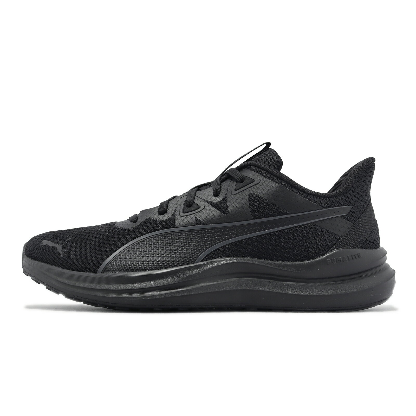Puma 慢跑鞋 Reflect Lite 男鞋 女鞋 黑 全黑 基本款 緩衝 運動鞋 37876802