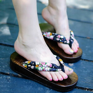 木屐中國風cos女日式日本高跟和風少女人字拖中式厚底拖鞋木屐鞋
