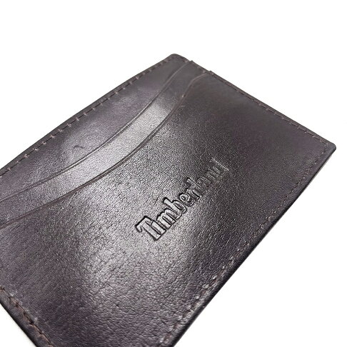 Timberland錢包 Sirus card case-咖啡色 3