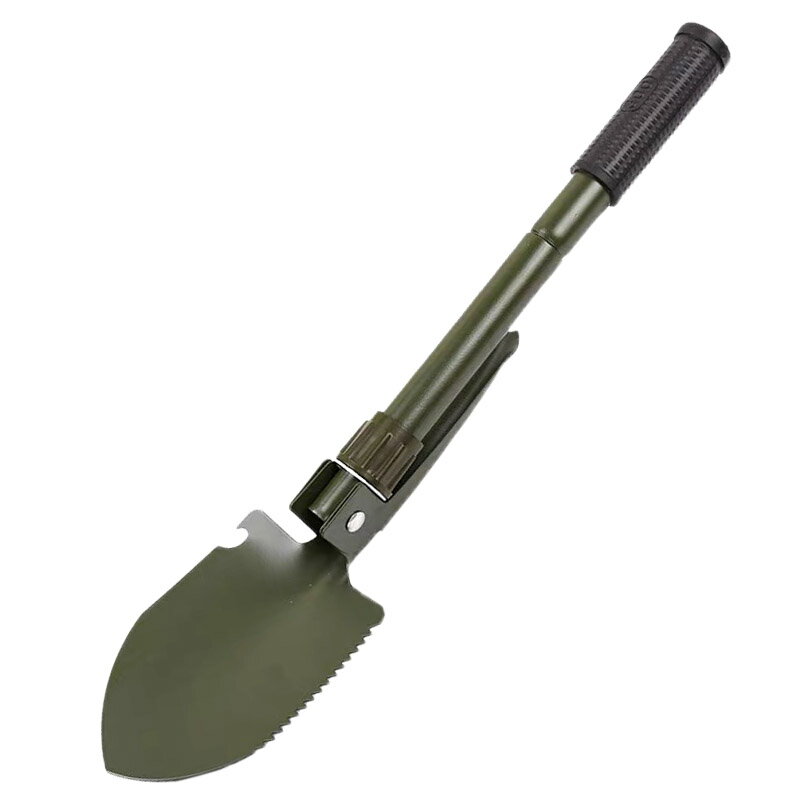 工兵鏟 工具鏟 軍工鏟 工兵鏟小號鐵工鏟戶外多功能折疊兵工鏟車載野營釣魚鐵鍬鎬便攜式【MJ25378】