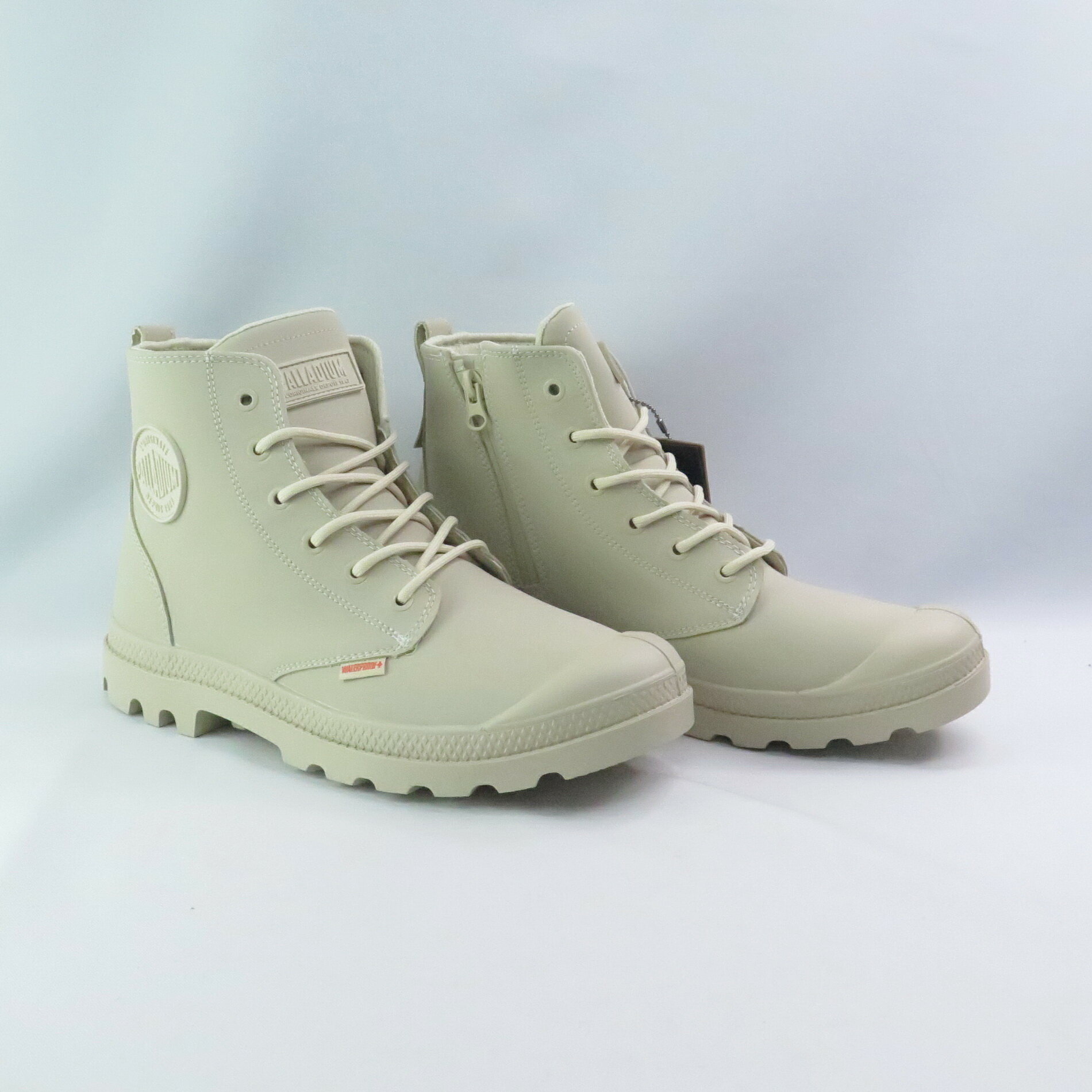 Palladium 74069175 PAMPA HI Z COATED WP+ 男女休閒鞋 防潑水 莫蘭迪質感 沙漠色