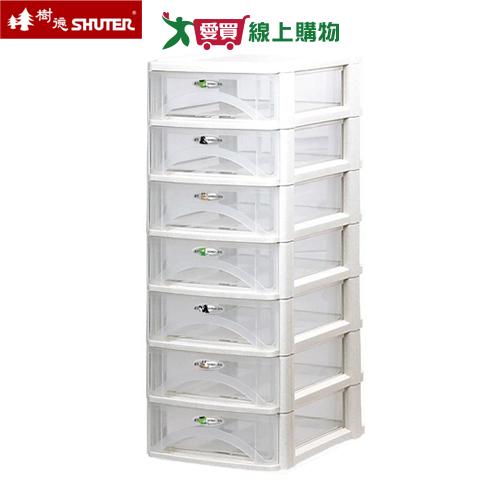 SHUTER樹德 七層玲瓏盒 PC-2307 A4資料櫃 檔案櫃 收納 置物 整理 抽屜 文具【愛買】