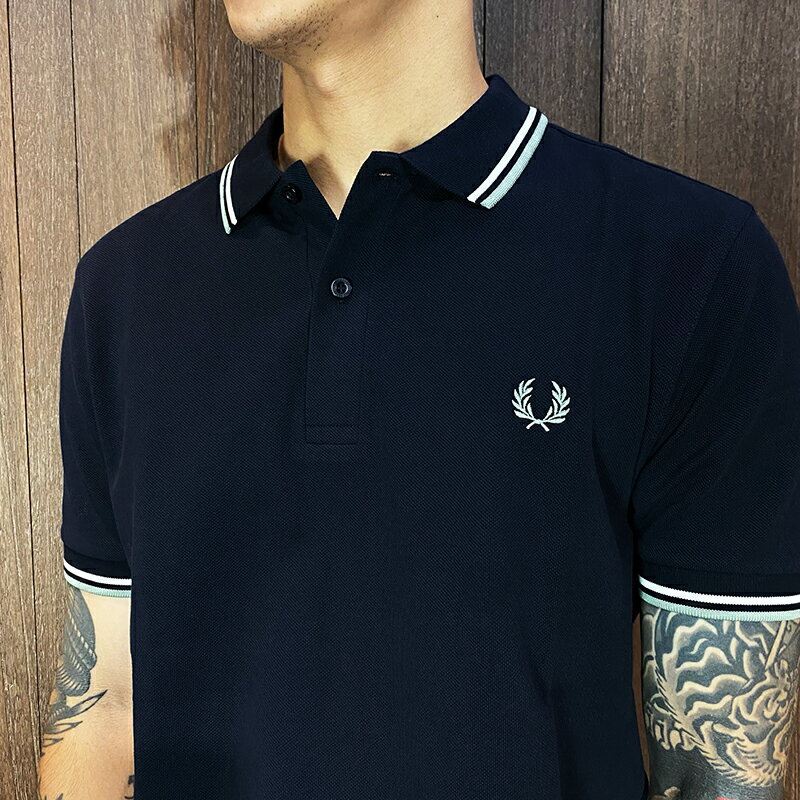 美國百分百【全新真品】Fred Perry POLO衫休閒網眼素面短袖上衣