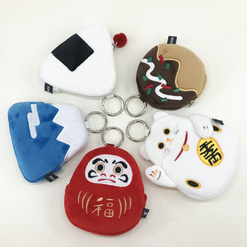 【現貨】日本人氣吉祥物造型 隨身萬用包 包包掛飾｜小鶴日貨