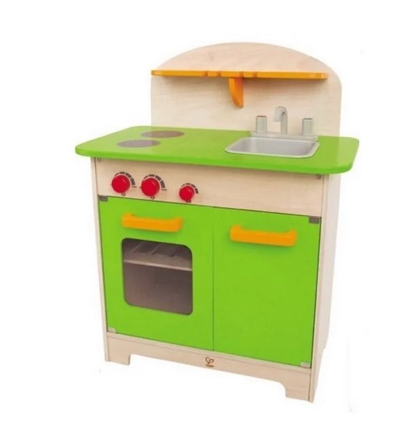德國Hape愛傑卡大型廚具台(綠色)木製玩具 2868元(售完為止)