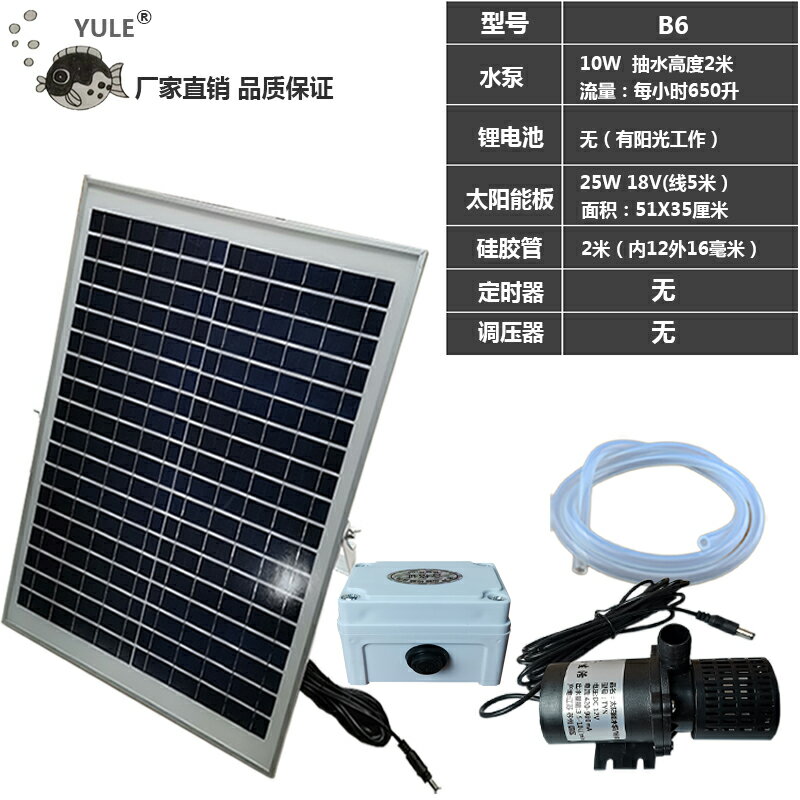 太陽能水泵景觀泵過濾泵循環泵潛水泵假山流水泵戶外防水6V12V24V