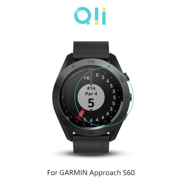 【愛瘋潮】Qii GARMIN Approach S60 玻璃貼 手錶保護貼【APP下單最高22%回饋】