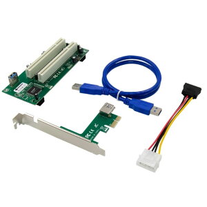 [4大陸直購] 一分二新新主板 PCI-E轉老主板PCI轉接卡 MINI電腦PCIE PCI ASM1083 E0154 GRIS