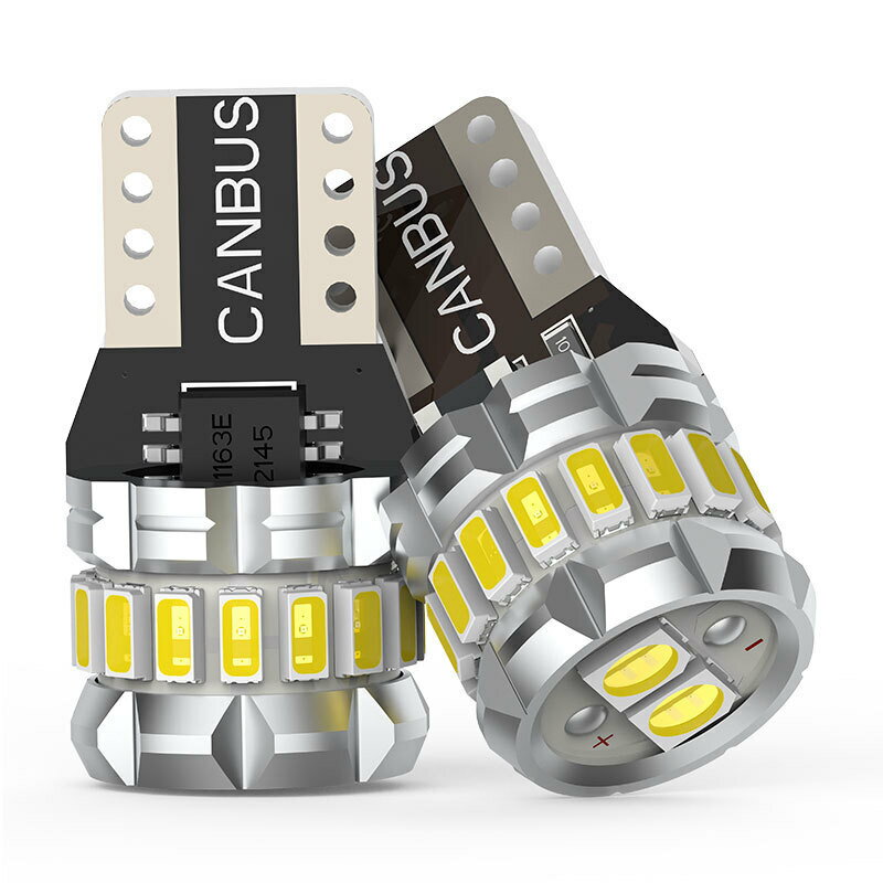 12V~50V新款W5W卡車高亮閱讀燈解碼led牌照燈t10示寬燈24V車燈【Snowbelle優選】