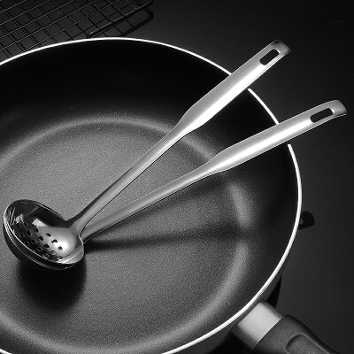 火鍋漏勺 火鍋漏勺湯勺子不銹鋼長柄小號大號稀飯盛粥家用商用廚房套裝 【CM3633】
