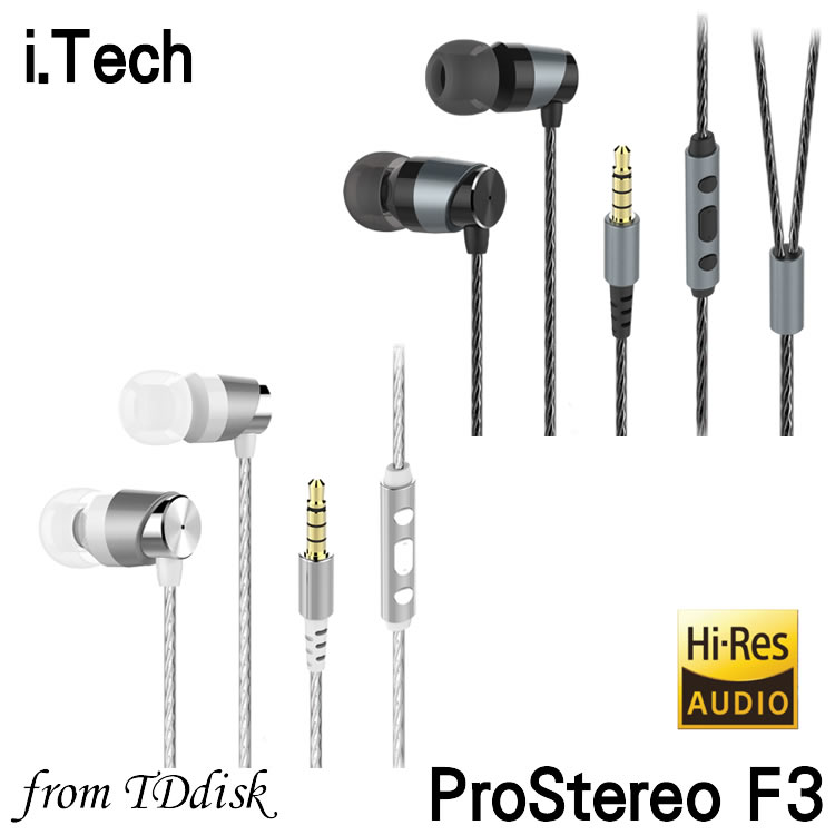 <br/><br/>  志達電子 ProStereo F3 i-Tech 耳道式耳機 相容Android Apple iOS 智慧型手機<br/><br/>