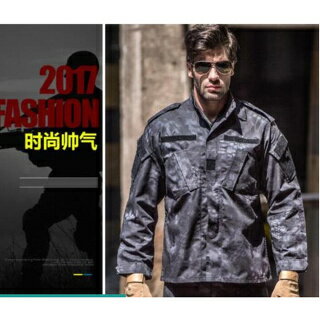 24H 臺灣出貨【翔準】 黑蟒 上衣+褲子 套服 美軍數位 生存遊戲衣服軍服 生存遊戲 耐磨 工作服 對戰 迷彩服