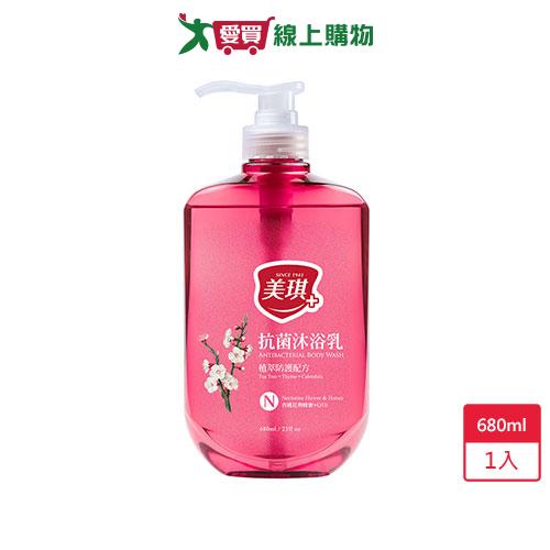 美琪抗菌沐浴乳-杏桃花與蜂蜜680ml【愛買】