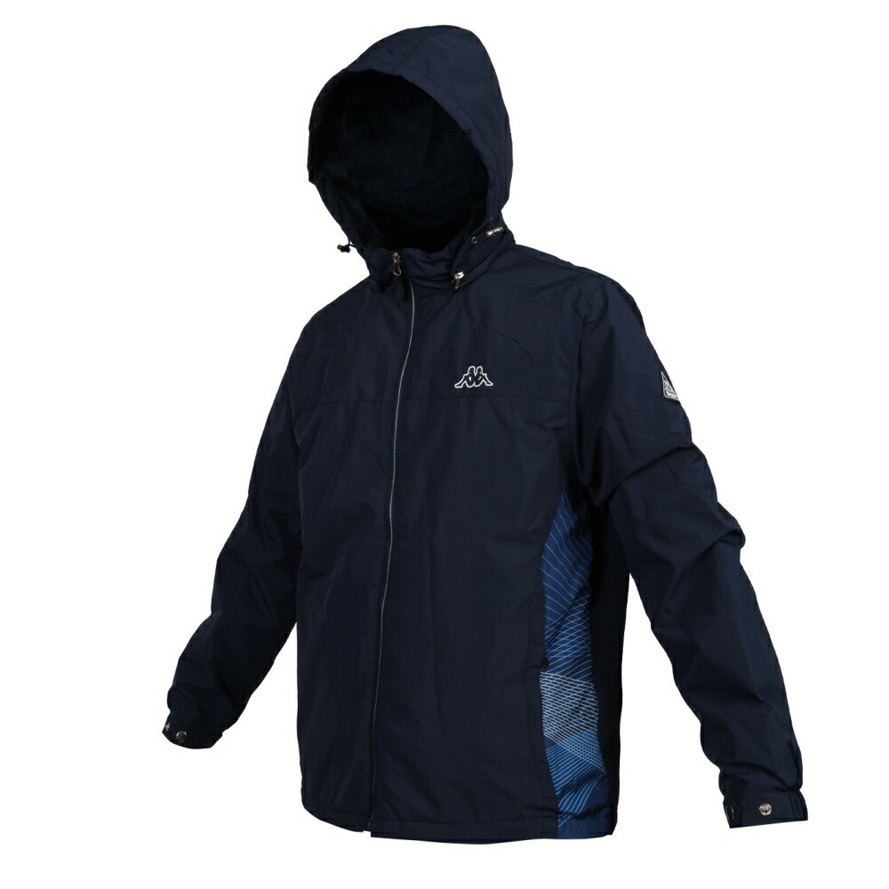 KAPPA 男女平織刷毛外套(免運 防潑水 運動 慢跑 上衣「342919W-B29」≡排汗專家≡