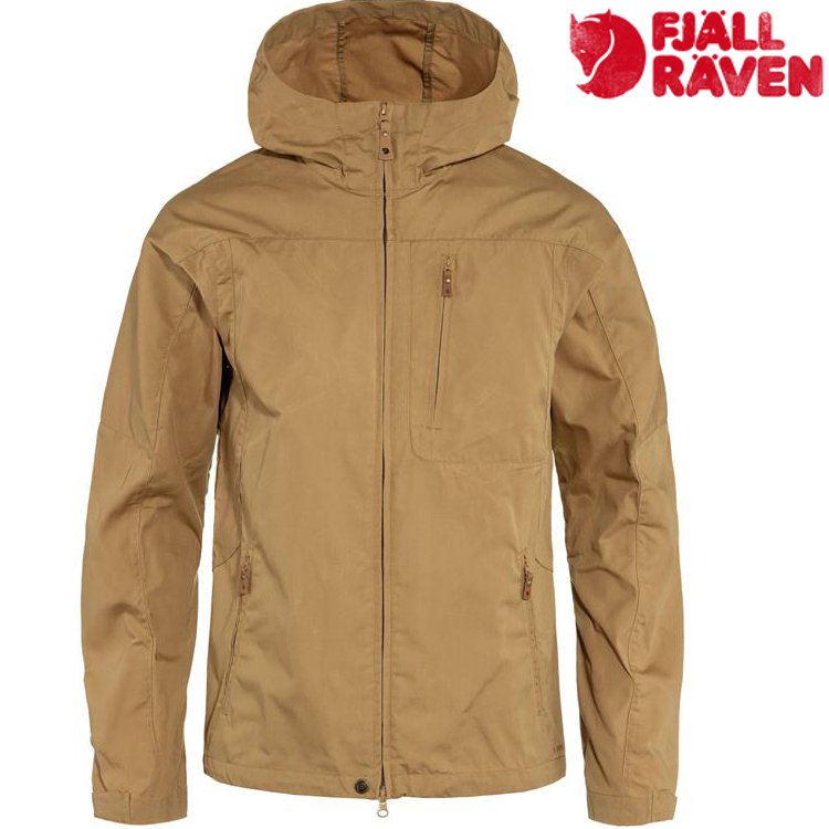 Fjallraven 北極狐 Sten 男款 登山薄外套/風衣 81679 232 蕎麥棕