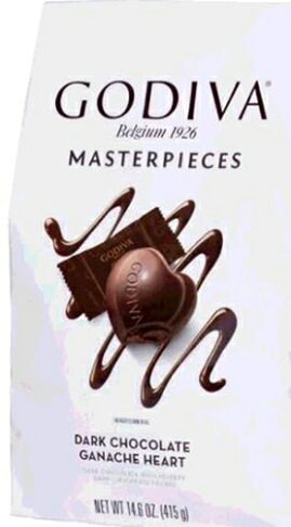 [COSCO代購4] D1112953 情人節巧克力 Godiva 心型黑巧克力 415公克 0